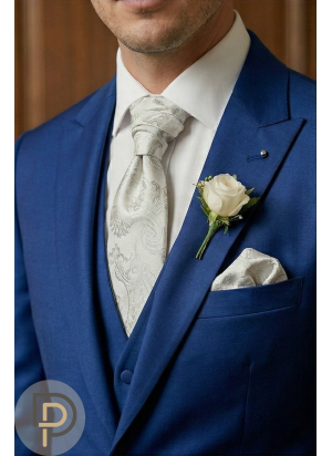 Costume mariage bleu