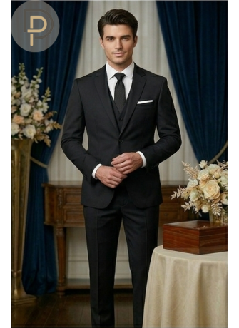 Costume noir mariage