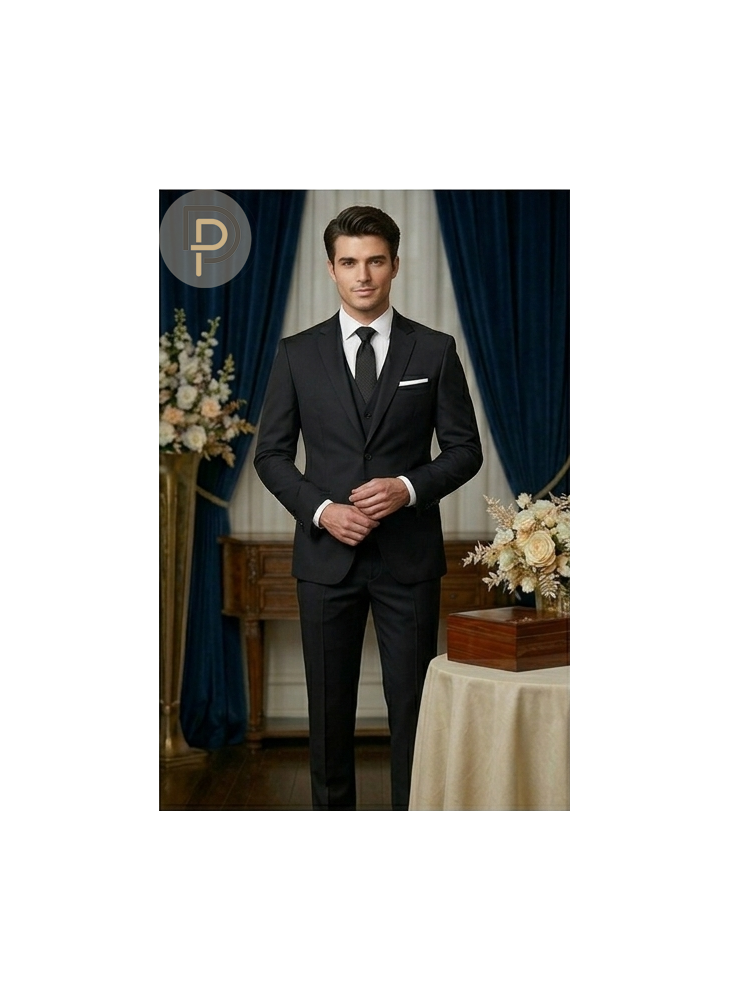 Costume noir mariage