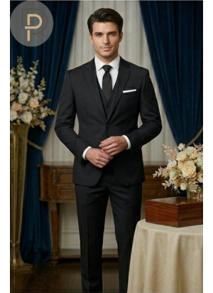 Costume noir mariage