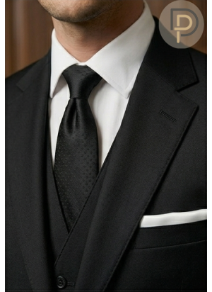 Costume noir mariage