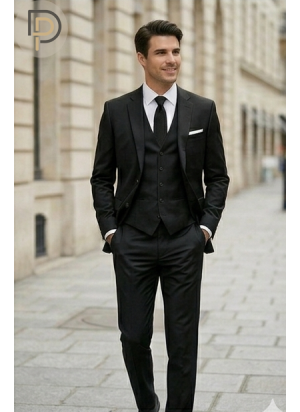 Costume noir mariage