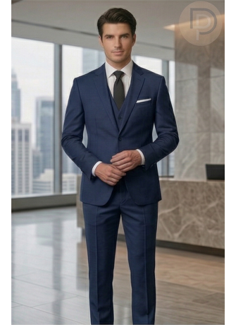 Costume bleu business