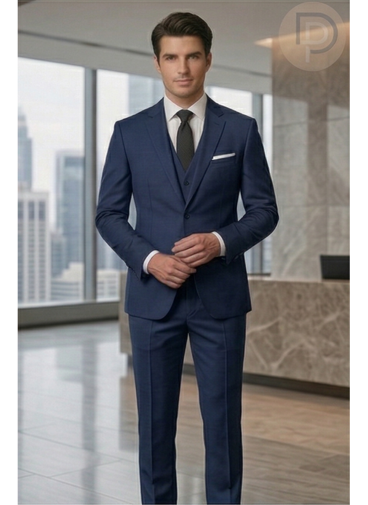 Costume bleu business