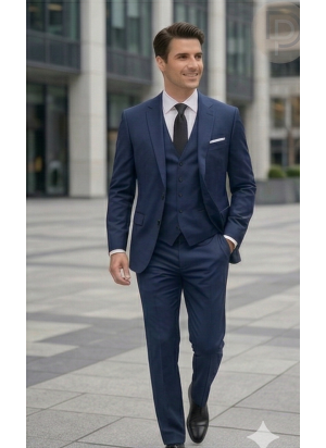 Costume bleu business