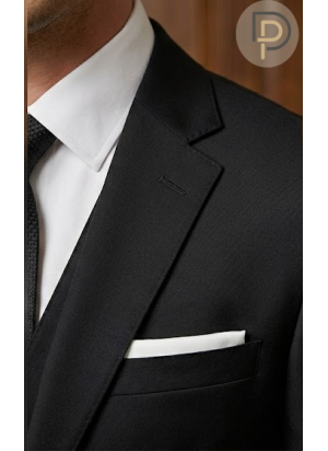 Elegant Black Classic Suit