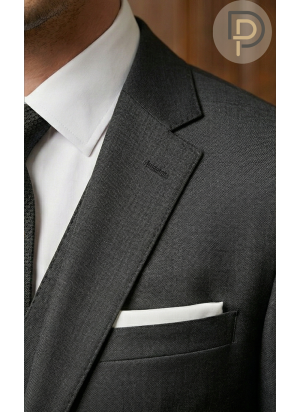 Costume Classique Gris Anthracite