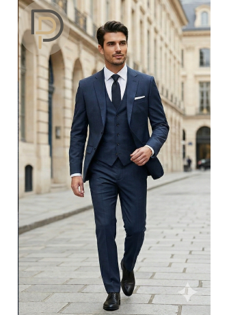 Navy Blue Classic Suit