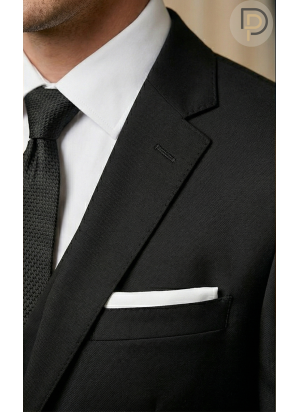 Costume slim fit noir homme