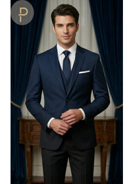 Costume slim bleu nuit