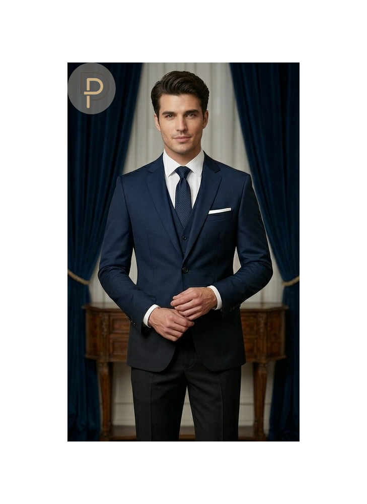 Costume slim bleu nuit