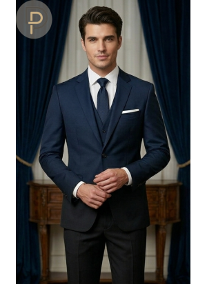 Costume slim bleu nuit