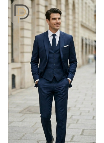 Costume slim bleu nuit