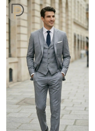 Costume gris slim