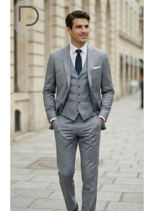 Costume gris slim