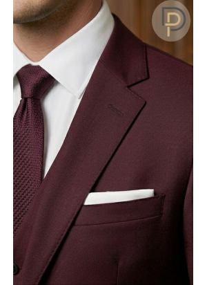 Costume bordeaux slim